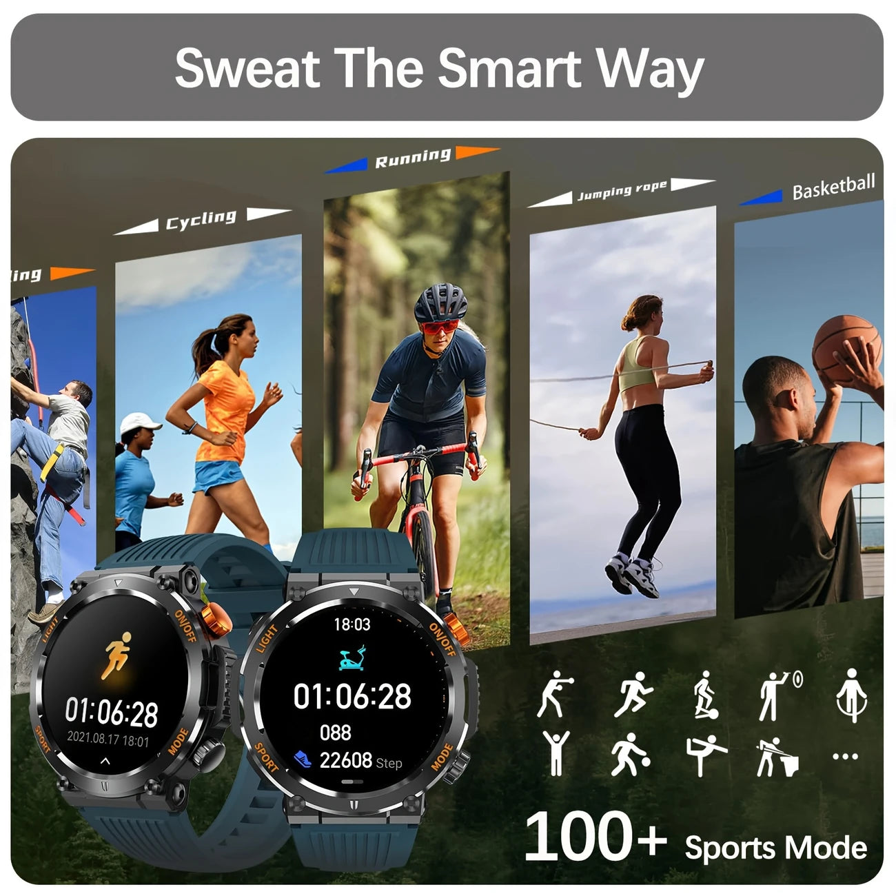 Omni SmartWatch + Pulsera y Collar GRATIS + Envio GRATIS